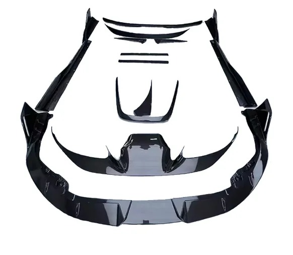 F8 SM/M Style Bodykit Carbon Fiber Material F8 Carbon Facelift Kit Front Lip Rear Lip Side Skirts Upgrade Set Auto Car Bumper